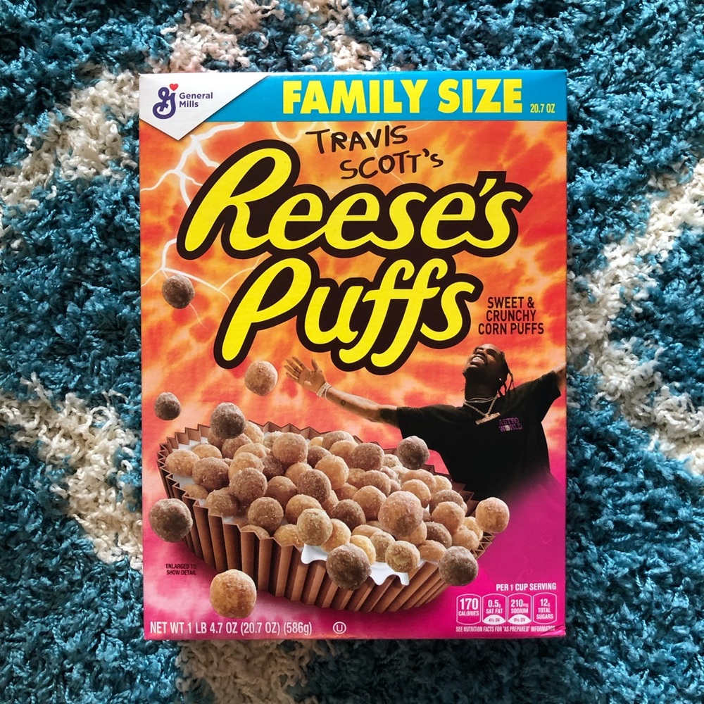 LIMITED EDITION Travis Scott Reese Puffs Cereal